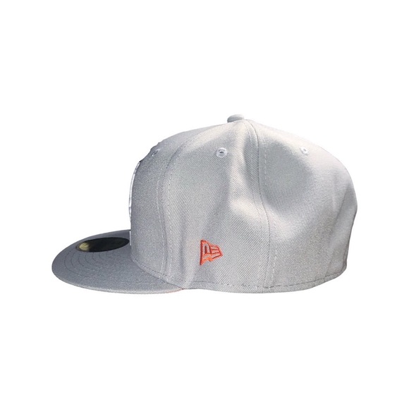 New Era NFL Cleveland Browns 75th Anniversary Patch Fitted hat orange Undervisor - Picture 2 of 5